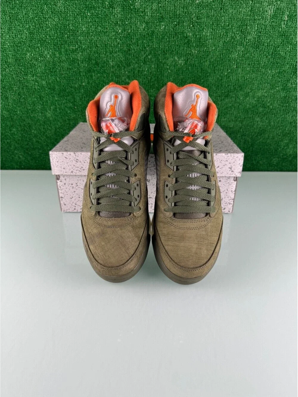 Size 8 - Air Jordan 5 Retro 2024 Olive CLEAN!
